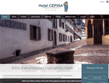 Tablet Screenshot of hotelcepina.it